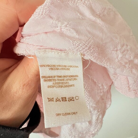 Free People Lacey Ruffle Tank Top Light Pink Size Medium - Picture 4 of 4